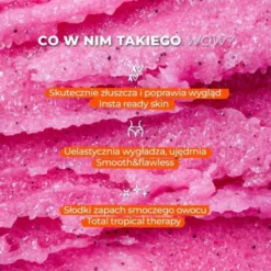 Farmona Tutti Frutti #DragonfruitVibe, wygładzający peeling cukrowy, 250 g