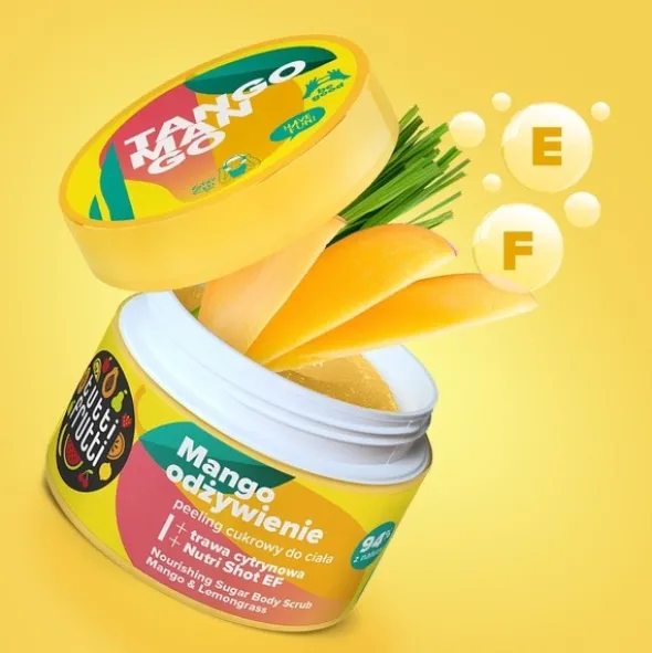 Farmona Tutti Frutti Mango Odżywianie, ujędrniający peeling cukrowy, 300 g