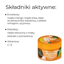 Farmona Tutti Frutti, masło do ciała, pomarańczowe ujędrnienie, 200 ml