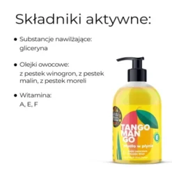 Farmona Tutti Frutti, mydło w płynie, tango mango, 500 ml