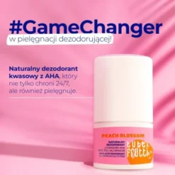 Farmona Tutti Frutti #PeachBlossom, dezodorant kwasowy AHA, bez soli aluminium, 50 ml