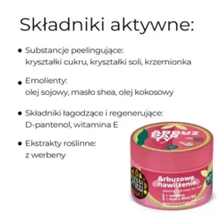 Farmona Tutti Frutti, peeling cukrowy, arbuzowe nawilżenie, 300 g