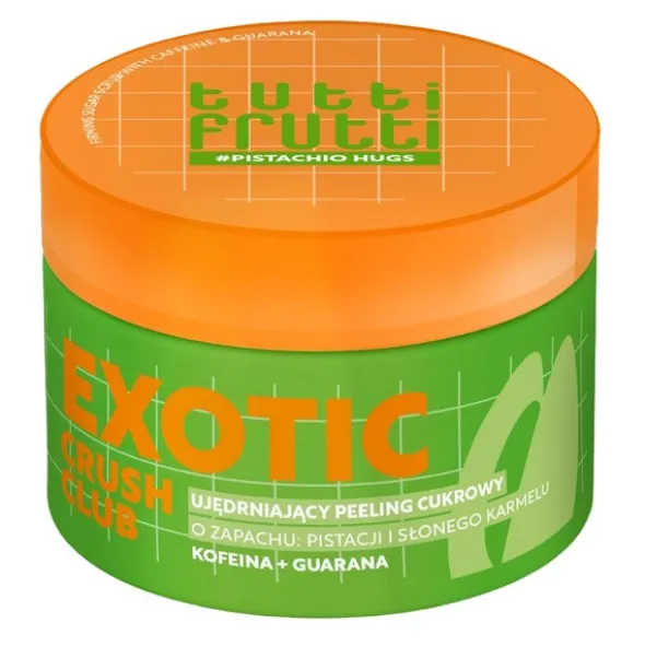 Farmona Tutti Frutti #PistachioHugs, wygładzający peeling cukrowy, 250 g