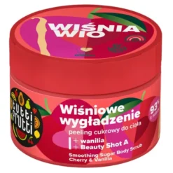 Farmona Tutti Frutti, Wygładzający peeling cukrowy, wiśniowe wygładzenie, 300 g