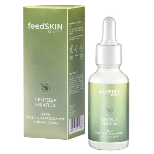 FeedSKIN, serum przeciwzmarszczkowe z wąkrotą azjatycką, 30 ml