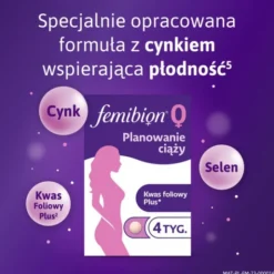 Femibion 0 Planowanie ciąży Kwas Foliowy Plus, tabletki powlekane, 28 szt.