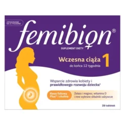Femibion 1 Wczesna ciąża Kwas Foliowy Plus, tabletki powlekane, 28 szt.