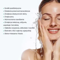 Fency, tonik oczyszczający do twarzy z postbiotykiem, 250 ml