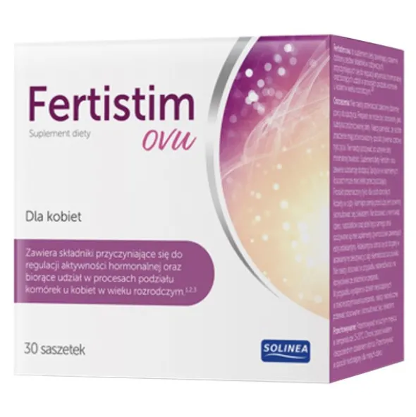 Fertistim Ovu, saszetki z proszkiem, owoce leśne, 30 szt.