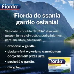 Fiorda, pastylki do ssania o smaku cytryny, 30 szt.