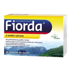 Fiorda, pastylki do ssania o smaku cytryny, 30 szt.