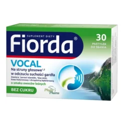 Fiorda Vocal, pastylki do ssania, smak owoce leśnie, 30 szt.