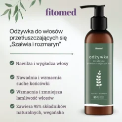 Fitomed, odżywka do włosów przetłuszczających się, Szałwia i Rozmaryn, 200 g