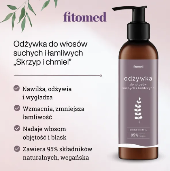 Fitomed, odżywka do włosów suchych i łamliwych, Skrzyp i chmiel, 200 g