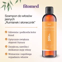 Fitomed, szampon do włosów jasnych z rumiankiem i słonecznikiem, 250 g