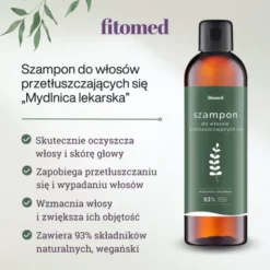 Fitomed, szampon ziołowy do włosów przetłuszczających się "Mydlnica lekarska", 250 g
