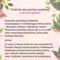Fitomed, tonik do cery suchej i wrażliwej „Lukrecja gładka”, 200 g