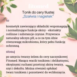 Fitomed, tonik do cery tłustej, Szałwia i nagietek, 200 g