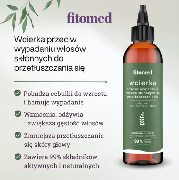 Fitomed, wcierka przeciw wypadaniu włosów skłonnych do przetłuszczania, 200 g