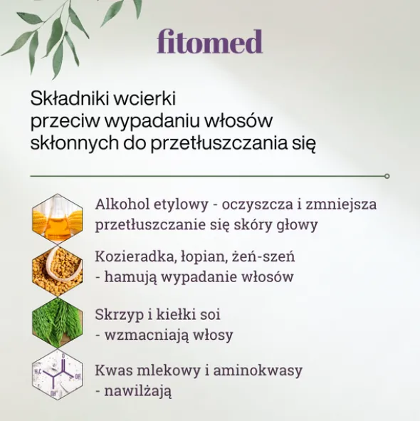 Fitomed, wcierka przeciw wypadaniu włosów skłonnych do przetłuszczania, 200 g