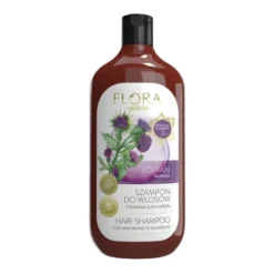 Flora by Ecos lab, Łopian, szampon do włosów z tendencją do łupieżu, 500 ml