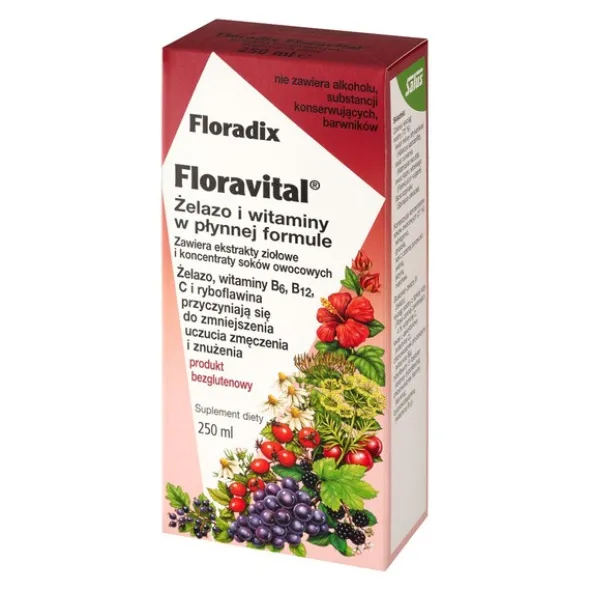 Floradix Floravital, płyn, 250 ml