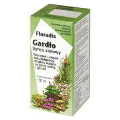 Floradix Gardło, syrop ziołowy, 100 ml