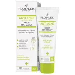 Flos-Lek Anti Acne 24H System, krem matujący, 50 ml