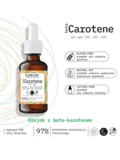 Flos-Lek betaCarotene pro age Olejek z beta-karotenem, 30 ml