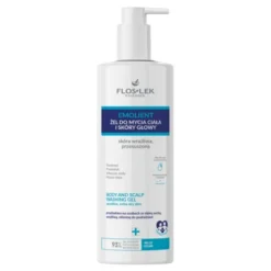 Flos-Lek Emolient, żel do mycia ciała i skóry głowy, 175 ml