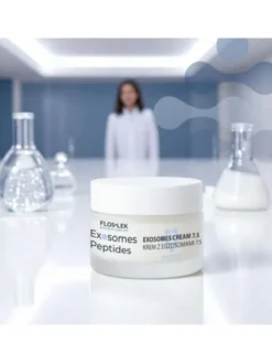 Flos-Lek Exosomes Peptides, krem z egzosomami do twarzy zwiększający gęstość skóry, 50 ml