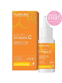 Flos-Lek Go For Glow Vitamin C, rozjaśniające serum Vit C 10%, 30 ml