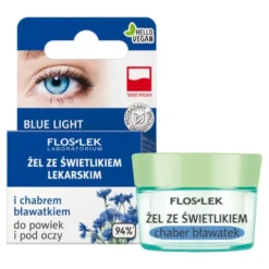 Flos-Lek Laboratorium, żel ze świetlikiem lekarskim i chabrem bławatkiem do powiek i pod oczy, 10 g