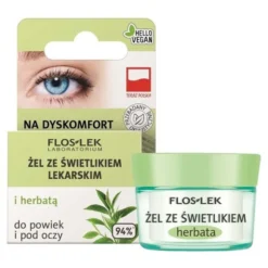 Flos-Lek Laboratorium, żel ze świetlikiem lekarskim i herbatą do powiek i pod oczy, 10 g