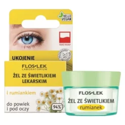 Flos-Lek Laboratorium, żel ze świetlikiem lekarskim i rumiankiem do powiek i pod oczy, 10 g