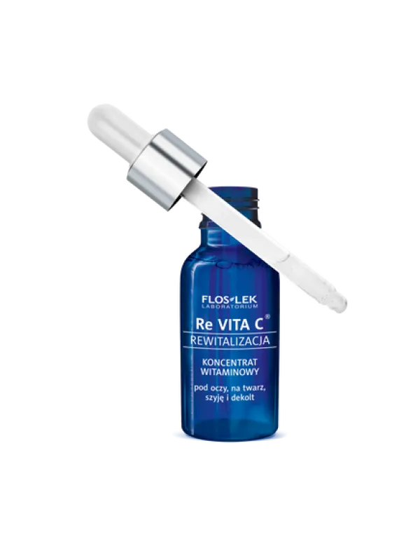 Flos-Lek Laboratorium, Revita C, koncentrat witaminowy pod oczy, na szyję i dekolt, 30 ml