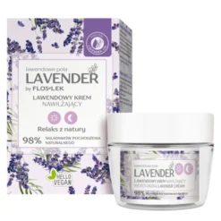 Flos-Lek Lavender, lawendowy krem nawilżający, 50 ml
