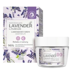 Flos-Lek Lavender, lawendowy krem odżywczy, 50 ml