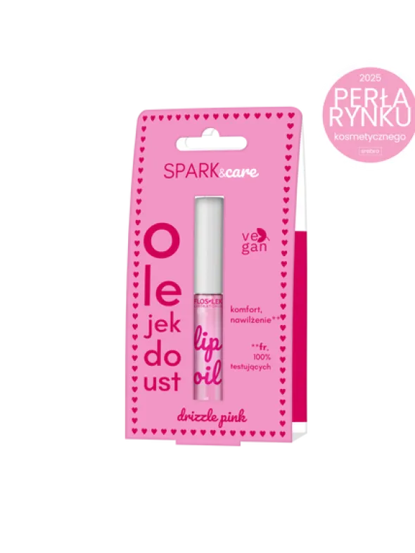 Flos-Lek Lip Care, olejek do ust, drizzle pink, 5,5 g