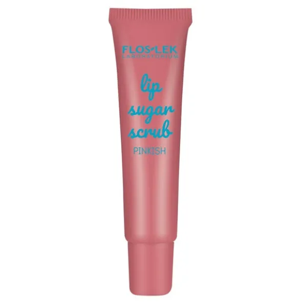 Flos-Lek Lip Care, peeling cukrowy do ust, pinkish, 14 g