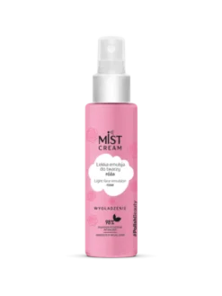 Flos-Lek Mist Cream, lekka emulsja do twarzy Róża, 110 ml