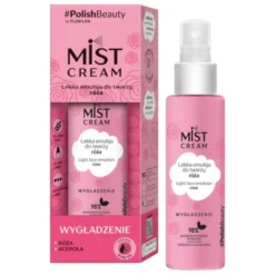 Flos-Lek Mist Cream, lekka emulsja do twarzy Róża, 110 ml