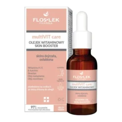 Flos-Lek multiVIT care, Olejek witaminowy Skin Booster do skóry dojrzałej i osłabionej, 30 ml