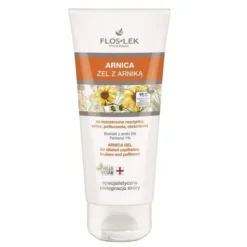 Flos-Lek Pharma Arnica, żel arnikowy na rozszerzone naczynka, sińce, potłuczenia, obrzmienia, 200 ml