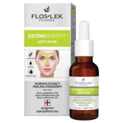 Flos-Lek Pharma Dermoexpert, Anti Acne, normalizujący peeling kwasowy, 30ml