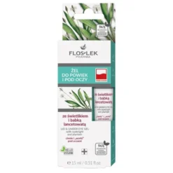 Flos-Lek Pharma, żel do powiek i pod oczy, ze świetlikiem i babką lancetowatą, 15 ml