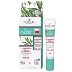 Flos-Lek Pharma, żel do powiek i pod oczy, ze świetlikiem i babką lancetowatą, 15 ml