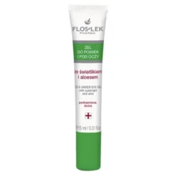 Flos-Lek Pharma, żel do powiek i pod oczy, ze świetlikiem i aloesem, 15 ml