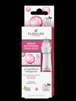 Flos-Lek, serum do powiek pod oczy ze świetlikiem i kolagenem, 15 ml