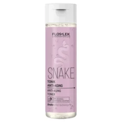 Flos-Lek Snake Tonik Anti-Aging, tonik przeciwzmarszczkowy do cery dojrzałej, 200 ml
